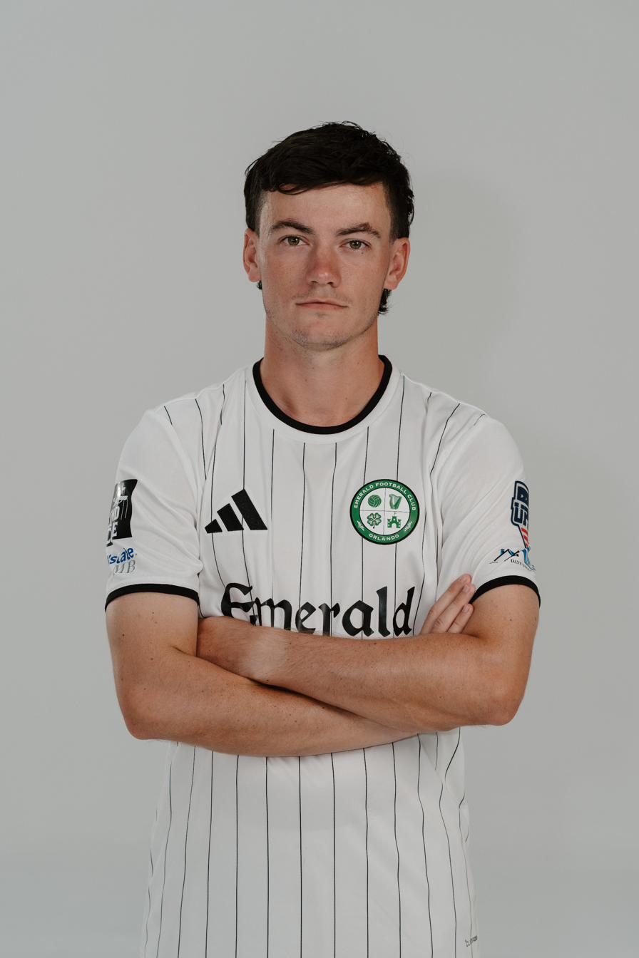 Emerald FC Premier away kit — white pinstripe
